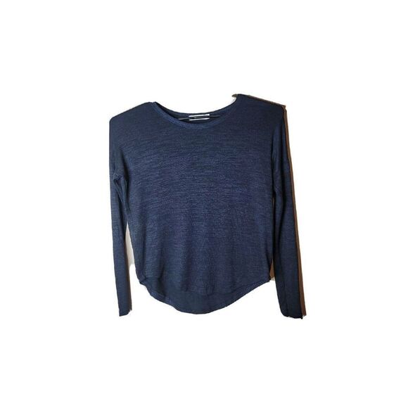Rag & Bone Jeans Women's Blue Space Dye Knit Sweater Shirt Size XS t61 - Picture 1 of 8